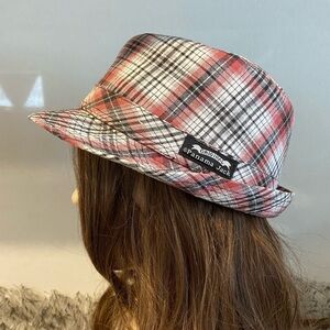 Original Panama Jack Plaid Fedora Safari Hat Size Large Unisex